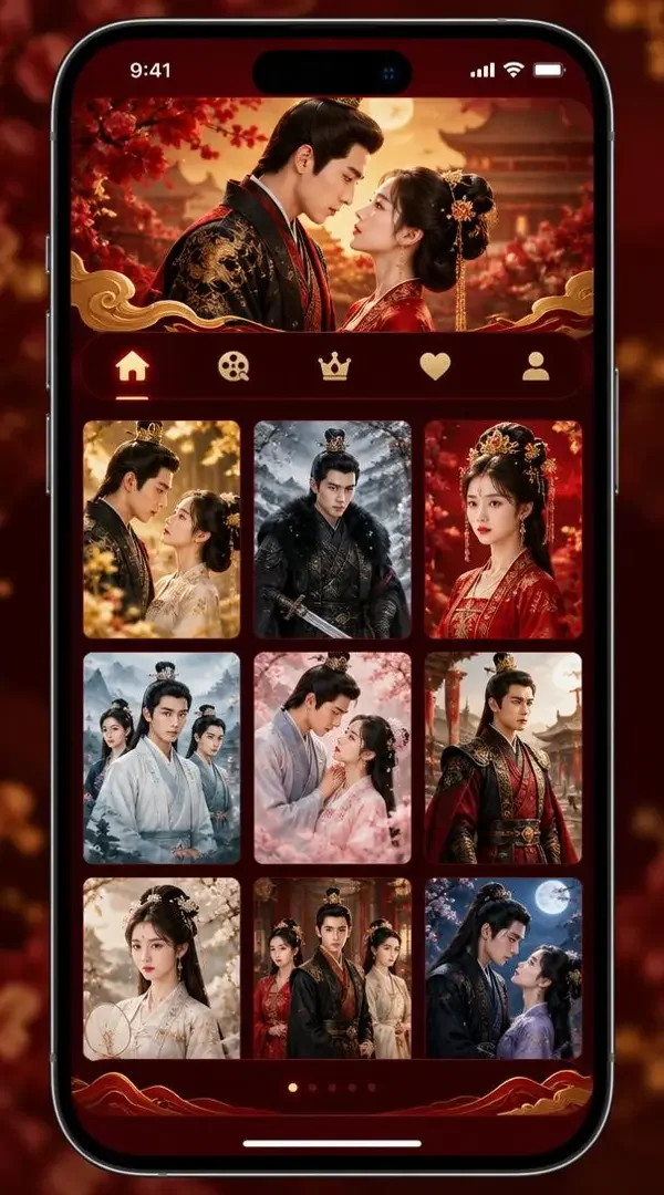 韩剧网APP首页界面预览