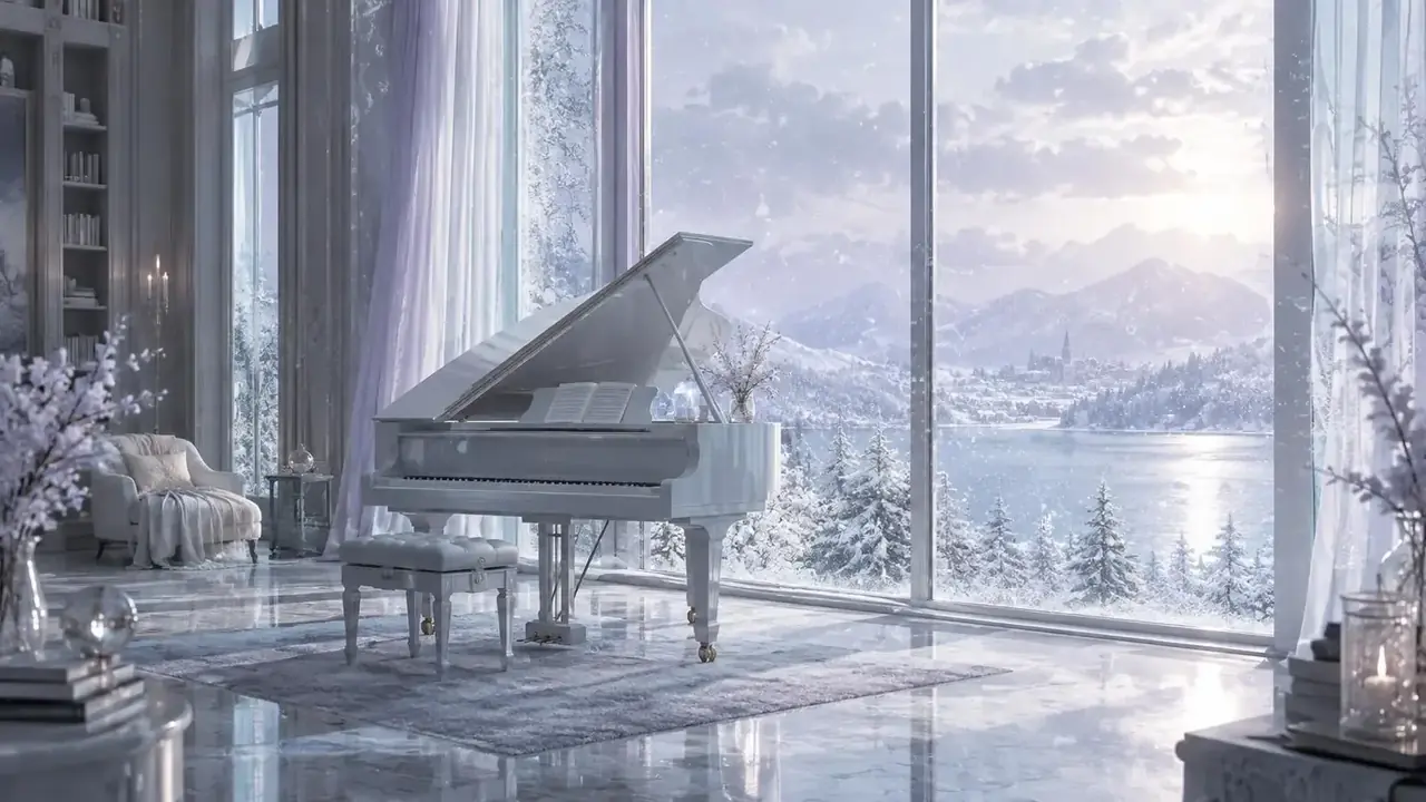 韩剧网《雪落无声爱有声》横幅剧照
